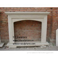 Yellow Sandstone Fireplace Mantel (FPS-C383)